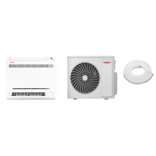TOSOT 12K-Btu 23 SEER2 Floor-Console Mini Split H-Heat Pump (-22°F), WiFi, 13 EER/9 HSPF (R32)