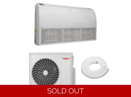 TOSOT 12K-Btu 23 SEER2 Floor-Ceiling Mini Split H-Heat Pump (-22°F), WiFi, 13 EER/9.5 HSPF (R32)