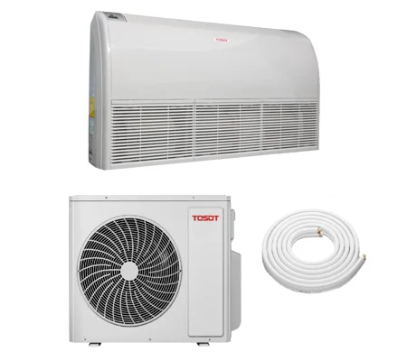 TOSOT 12K-Btu 23 SEER2 Floor-Ceiling Mini Split H-Heat Pump (-22°F), WiFi, 13 EER/9.5 HSPF (R32)