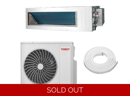 TOSOT 24K-Btu 19.5 SEER2 (HS) Ducted Mini Split H-Heat Pump (-22°F), WiFi, 12.3 EER/9 HSPF (R32)