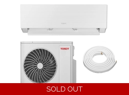 TOSOT 9K-Btu 26 SEER2 Mini Split H-Heat Pump (-22°F), Wi-Fi, E-Star: 15 EER/10.4 HSPF (R32)