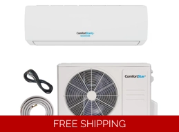 ComfortStar 12K-Btu 17 SEER2 Mini Split Heat Pump AC (5°F) 9.5 EER/8.3 HSPF (R32)
