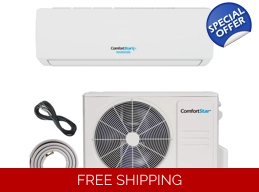 ComfortStar 115v 12K-Btu 17 SEER2 Mini Split Air Conditioner (Cooling Only): 10 EER (R32)