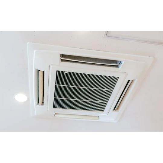 Midea 48K-Btu 17.8 SEER2 (Ceiling Cassette) Mini Split H-Heat Pump (-22°F) 9.5 EER/11.5 HSPF (R410a)