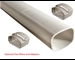 CoverGuard 4.5" Line Cover - Heavy Duty for Multi Zone Mini Split - Expands Wider and Extends Longer