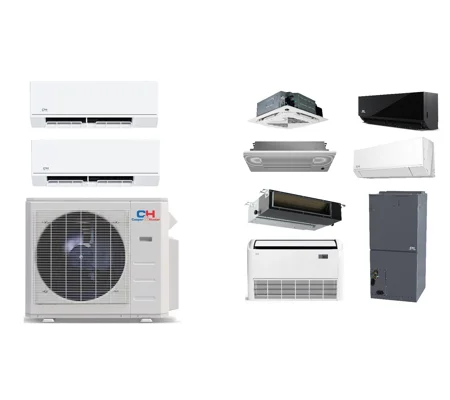 C&H 2-Zone 25.1 SEE2 Mini Split Heat Pump (-13°F) E-Star: 14 EER/9.8 HSPF (R454B)