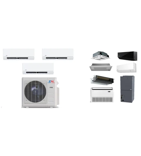C&H 3 Zone Custom Mini Split (-13°F) Heat Pumps (R454B) - (Buy 22 or More)