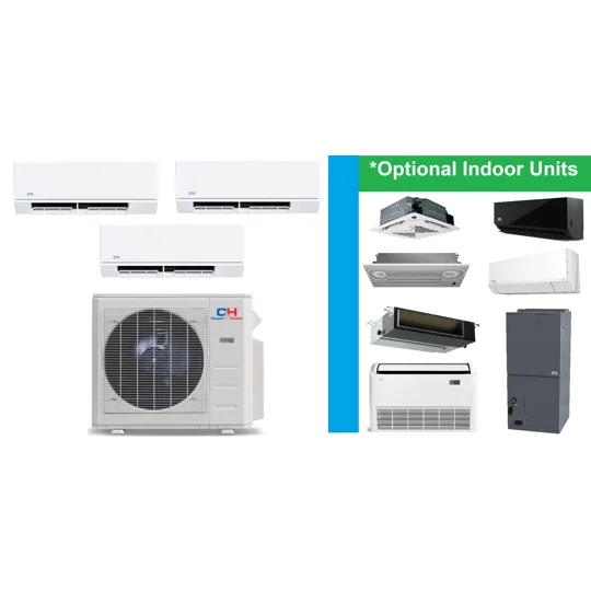 C&H 3 Zone 25.1 SEER2 Mini Split AC Heat Pump (-13°F) E-Star: 14 EER/9.8 HSPF (R454B)