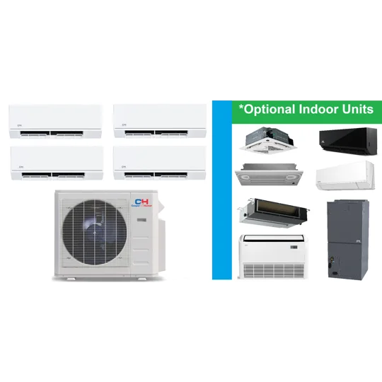 C&H 4-Zone 25 SEER2 Mini Split Heat Pump AC (-13°F) E-Star: 13 EER/9.5 HSPF (R454B)