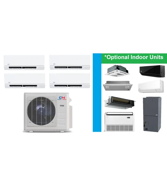 C&H 4-Zone Custom Mini Split (-13°F) Heat Pumps (R454B) - (Buy 17 or More)