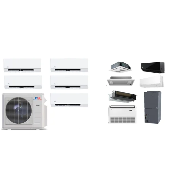 C&H 5-Zone Custom Mini Split (-13°F) Heat Pumps (R454B) - (Buy 12 or more)