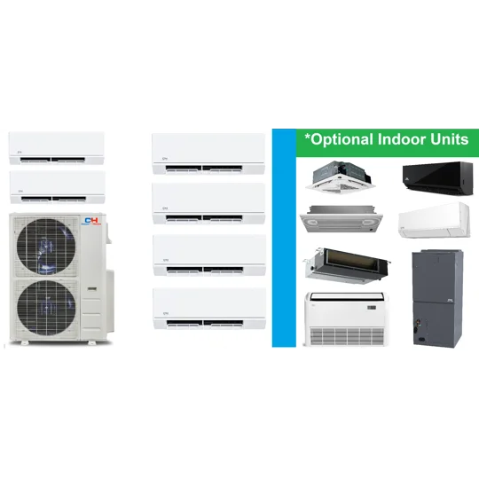 C&H 6-Zone Custom Mini Split AC Heat Pump (-13°F) E-Star: 24 SEER2/12.5 EER/10.3 HSPF (R454B)