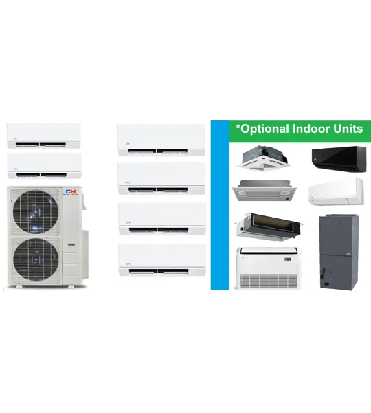 C&H 6-Zone Custom Mini Split (-13°F) Heat Pump (R454B) - (Buy 10 or More)