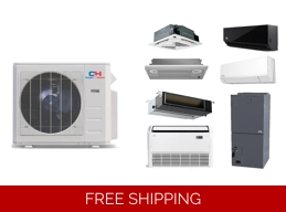 C&H (2-6) Multi-Split Air Conditioner Heat Pump (-13°F) E-Star: 25.1 SEER2/14 EER/9.8 HSPF (R454B)
