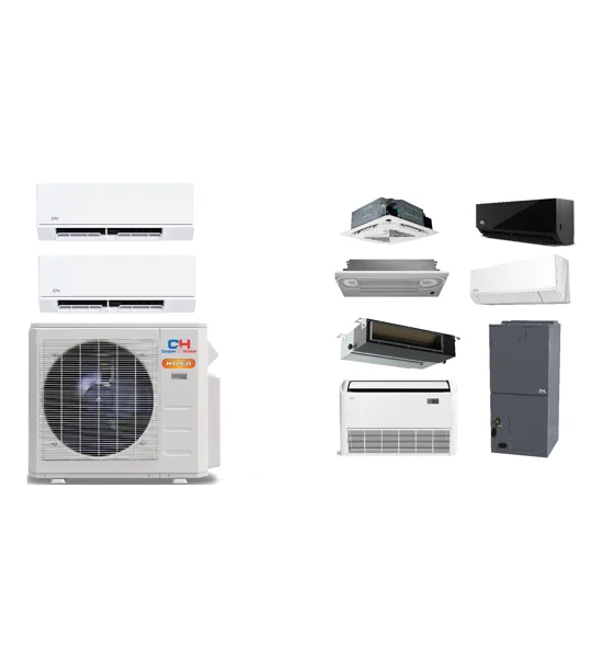 C&H 2-Zone Custom Mini Split (-22°F) H-Heat Pumps (R454B) - (Buy 24 or More)