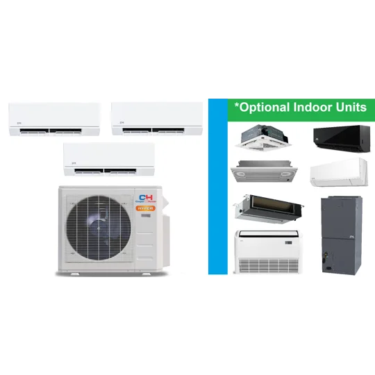 C&H 3 Zone 25 SEER2 Mini Split AC H-Heat Pump (-22°F) E-Star: 15 EER/10.4 HSPF (R454B)