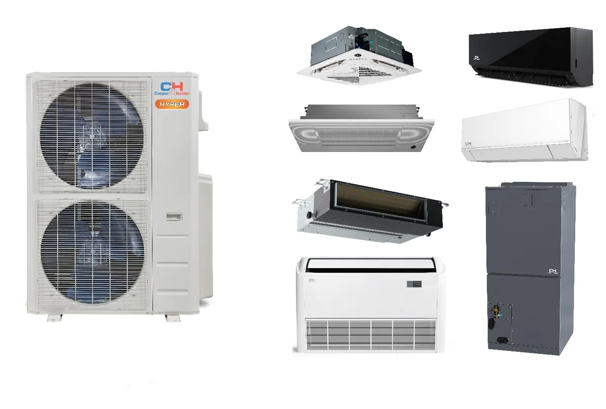 C&H 6-Zone 23 SEER2 Hyper Heat Pump (-22&deg;F) R454B E-Star