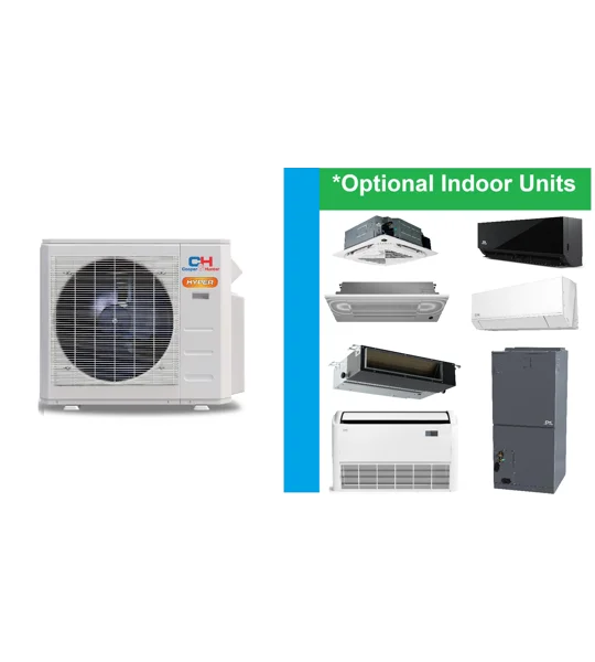 C&H 2-Zone Custom Mini Split (-22°F) H-Heat Pumps (R454B) - (Buy 24 or More)