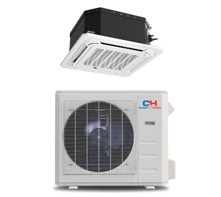 C&H 24K-Btu 22 SEER2 Cassette Mini Split Heat Pump (-13°F) E-Star: 12 EER/10.5 HSPF (R454B)