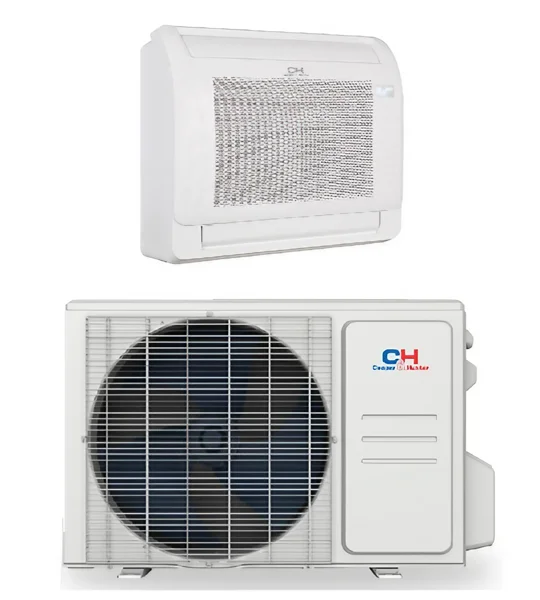 C&H 9K-Btu Console 26 SEER2 Mini Split Heat Pump (-13°F) Wifi, E-Star: 16.2 EER/13.9 HSPF (R454B)