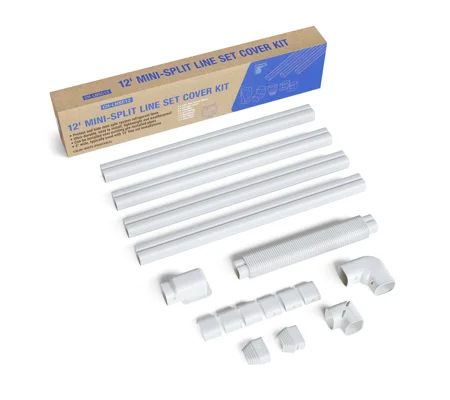 C&H 3'' PVC Lineset Cover for Mini Split Systems