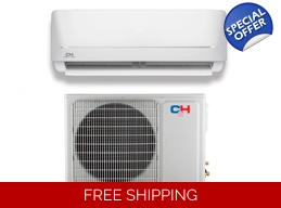 Cooper Hunter 115v 12K-Btu 20 SEER Mini Split Cooling & Heating 5°F, 400-600 ft² (R410a)