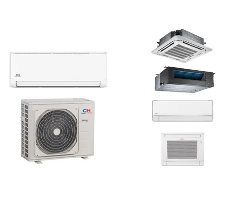 C&H 12K-Btu 23 SEER2 Mini Split Heat Pump (-13°F) E-Star: 13 EER/10.8 HSPF (R410a)