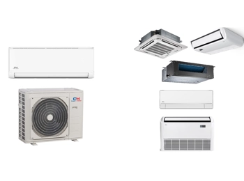 C&H 24K-Btu 21 SEER2 Mini Split Heat Pump (-13°F) E-Star: 13 EER/8.5 HSPF (R410a)