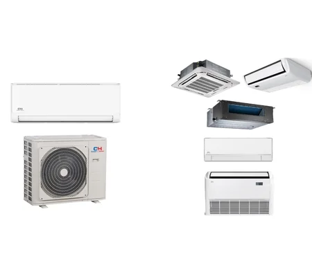 C&H 24K-Btu 21 SEER2 Mini Split Heat Pump (-13°F) E-Star: 13 EER/8.5 HSPF (R410a)