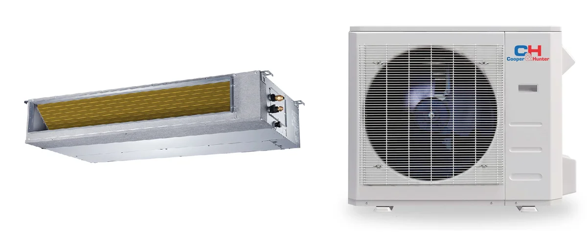 C&H 36,000 BTU 17.7 SEER2 HS-Slim Ducted Mini Split Heat Pump (-22&deg;F) E-Star | R454B