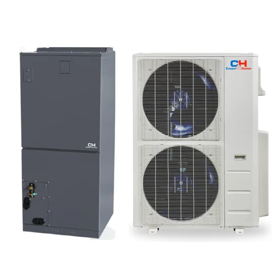 C&H 60K-Btu 16 SEER2 Central-AHU Mini Split Heat Pump (-13°F) 9.5 EER/9.1 HSPF (R454B)