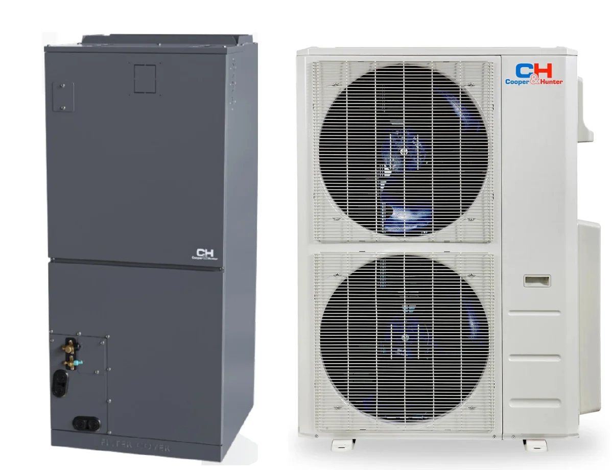 C&H 60K BTU 16 SEER2 Central AHU Mini Split Heat Pump (-13&deg;F)