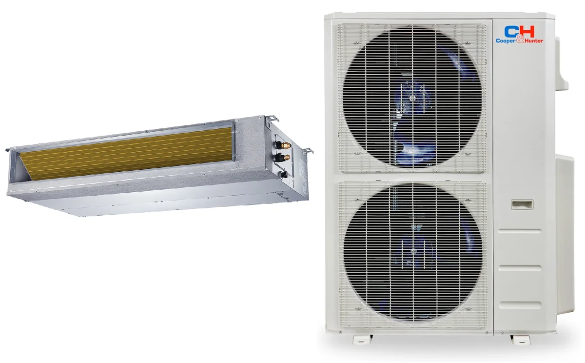 C&H 48,000 BTU 17.1 SEER2 HS-Slim Ducted Mini Split Heat Pump (-13&deg;F) | R454B