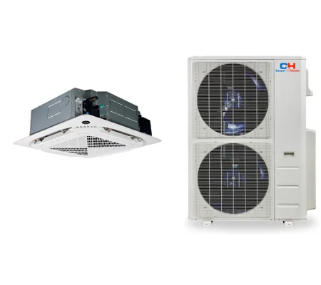 C&H 48K-Btu 17.1 SEER2 (Cassette) Mini Split Heat Pump (-13°F) 10 EER/9.8 HSPF (R454B)