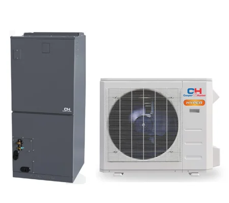 C&H 24K-Btu 18.7 SEER2 Central-AHU Mini Split H-Heat Pump (-22°F) E-Star: 12 EER/10 HSPF (R454B)