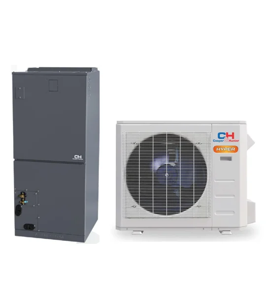 C&H 36K-Btu 17.2 SEER2 E-Star Central-AHU Mini Splits (-22°F) Heat Pumps (R454B) - (Buy 12 or More)