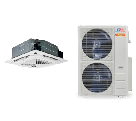 C&H 48K-Btu 16.7 SEER2 (Ceiling Cassette) Mini Split H-Heat Pump (-22°F) 10.4 EER/10.8 HSPF (R454B)