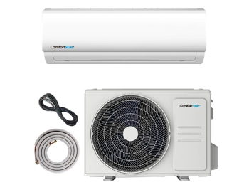 ComfortStar 12K-Btu 115v Mini Split Heat Pump (5°F) Affordable 17.4 SEER2/8.8 EER/8.7 HSPF (R410a)