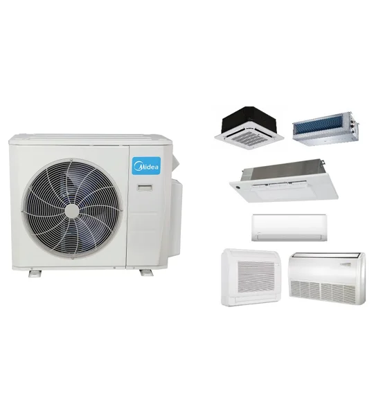 Midea 4-Zone Custom Mini Split H-Heat Pump (-22°F) E-Star: 22.4 SEER2/12 EER/9.5 HSPF (R410a)