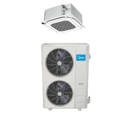 Midea 48K-Btu 19.1 SEER2 Cassette Mini Split Heat Pump (-13°F) E-Star: 9.5 EER/9.9 HSPF (R454B)