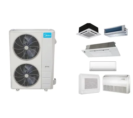 Midea 5-Zone Custom Mini Split H-Heat Pump (-22°F) 21.1 SEER2/11 EER/9.5 HSPF (R410a)