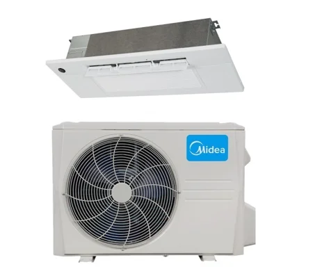 Midea 9K-Btu 24 SEER2 1- Way Cassette Mini Split H-Heat Pump (-22°F) 13 EER/12.4 HSPF (R410a)