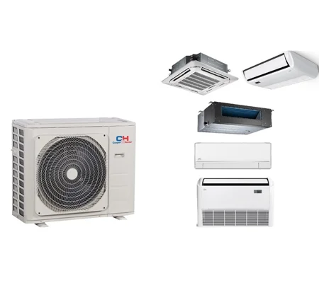 C&H 2-Zone Custom Mini Split AC Heat Pump (-13°F) E-Star: 22.9 SEER2/13.9 EER/10.5 HSPF (R410a)