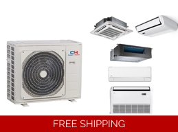 C&H Custom (2-5) Multi-Head Split Heat Pump (-13°F) E-Star: 22.9 SEER2/13.9 EER/10.5 HSPF (R410a)