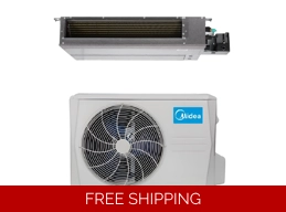 Midea 12K-Btu 19 SEER2 Ducted (Low) Mini Split Heat Pump (-13°F) E-Star: 11.7 EER/10.3 HSPF (R454B)
