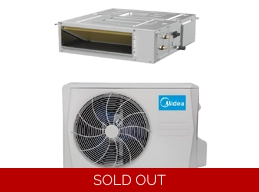 Midea 12K-Btu 19.5 SEER2 Ducted (HI) Mini Split Heat Pump (-13°F) E-Star: 12 EER/10.5 HSPF (R454B)