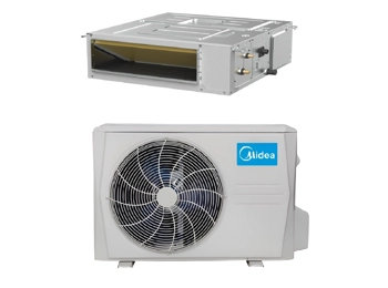Midea 12K-Btu 19.5 SEER2 Ducted (HI) Mini Split Heat Pump (-13°F) E-Star: 12 EER/10.5 HSPF (R454B)