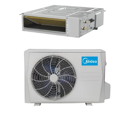 Midea 24K-Btu 19 SEER2 Ducted (HI) Mini Split Heat Pump (-13°F) E-Star: 12.5 EER/11 HSPF (R454B)