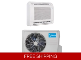 Midea 12K-Btu 24.7 SEER2 Console Mini Split Heat Pump (-13°F) E-Star: 12.7 EER/11 HSPF (R454B)