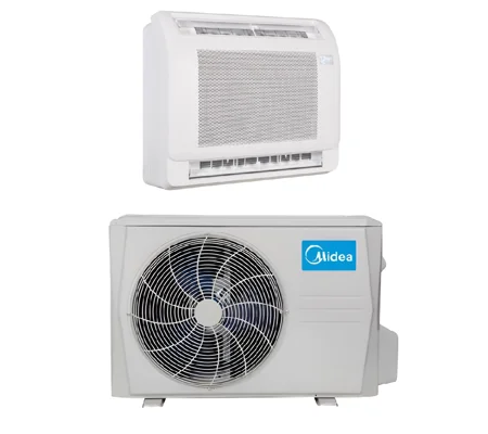Midea 9K-Btu 26 SEER2 Console Mini Split Heat Pump (-13°F) E-Star: 16.3 EER/13.9 HSPF (R454B)